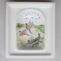 Kafel ręcznie malowany